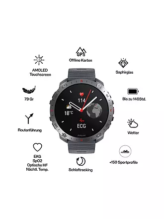 POLAR | Outdoor-Multisportuhr Grit X2 Pro | 